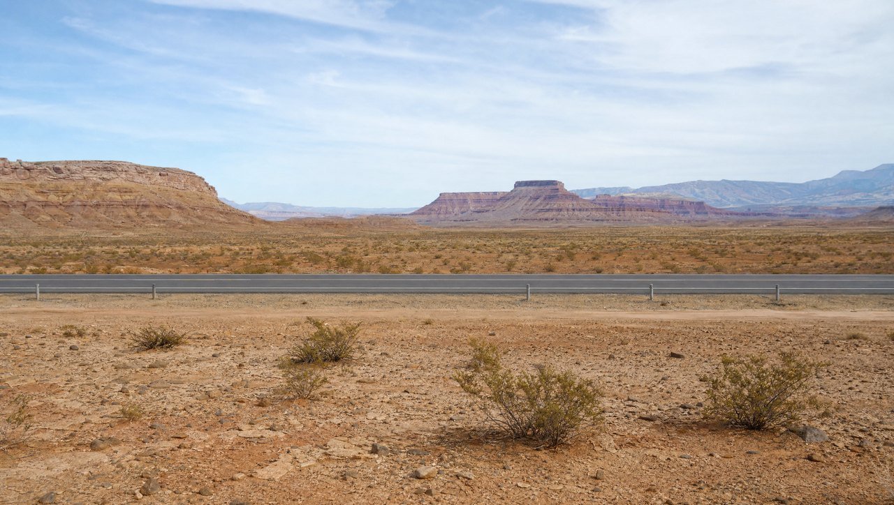 Localización del desierto, vacía